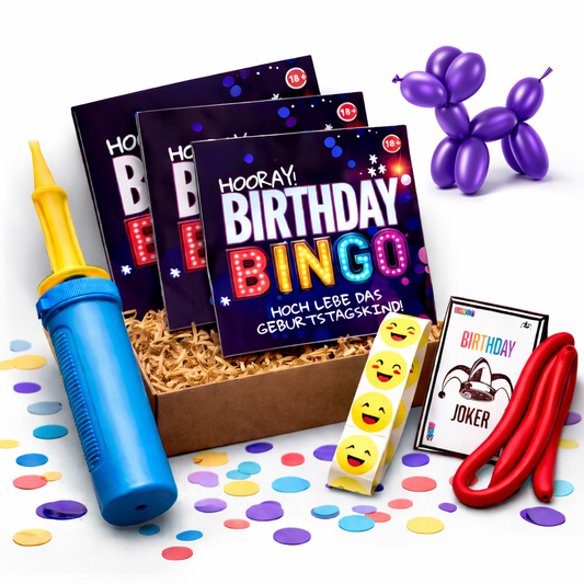 HOORAY! BIRTHDAY BINGO (4 Personen)